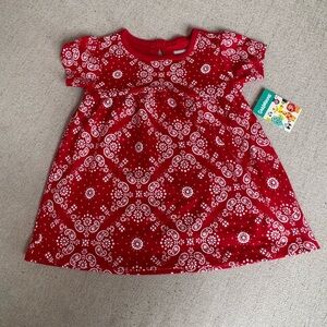 Garanimals Red Paisley Baby Dress